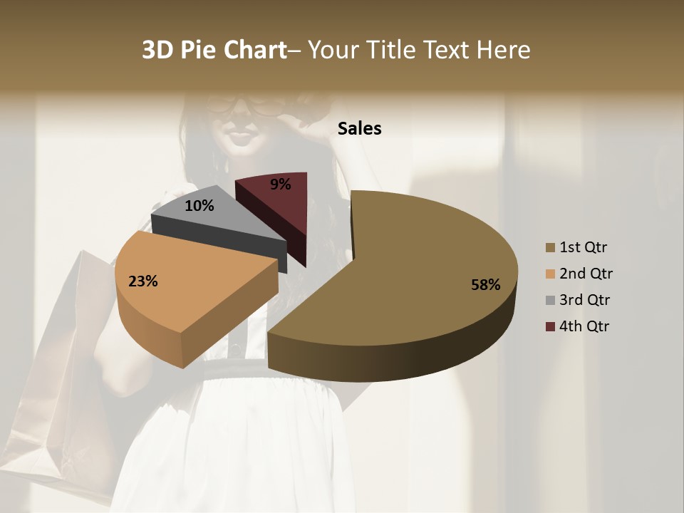 Brunette One Business PowerPoint Template