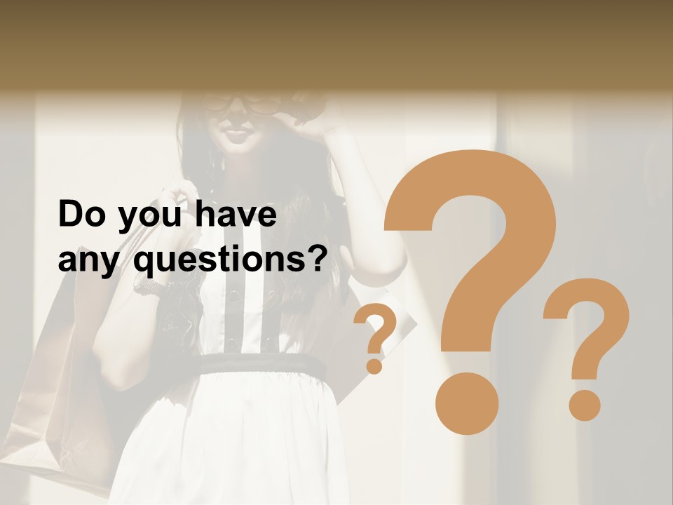 Brunette One Business PowerPoint Template