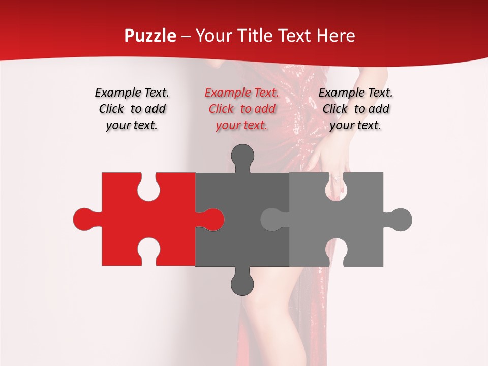 Funky Female Beautiful PowerPoint Template