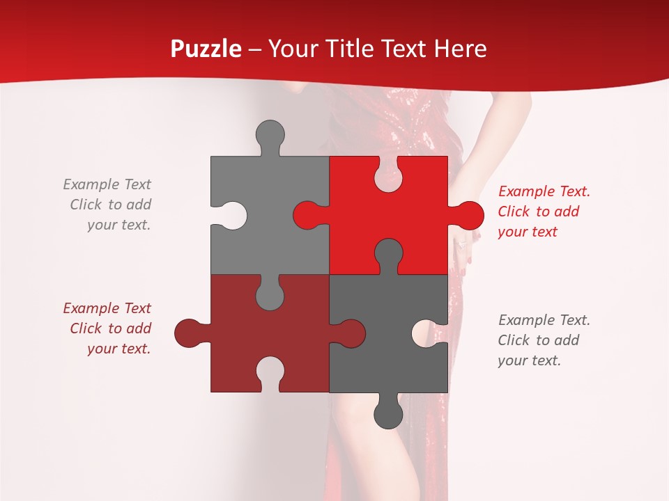 Funky Female Beautiful PowerPoint Template