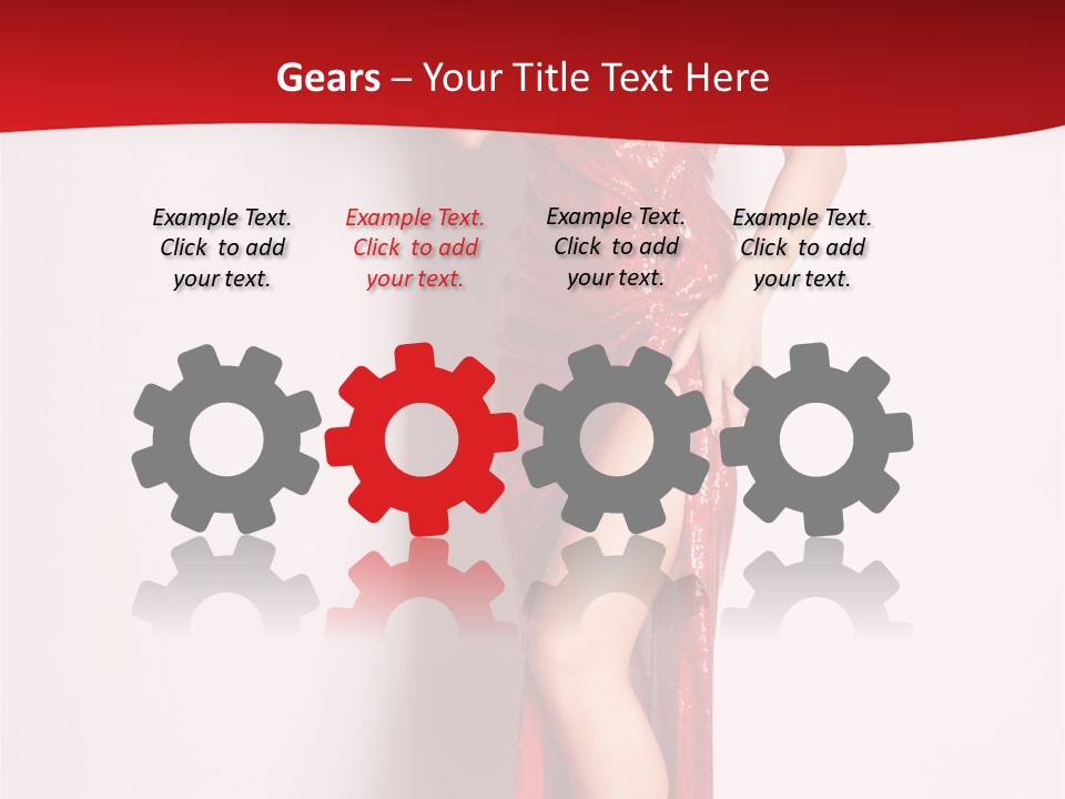 Funky Female Beautiful PowerPoint Template