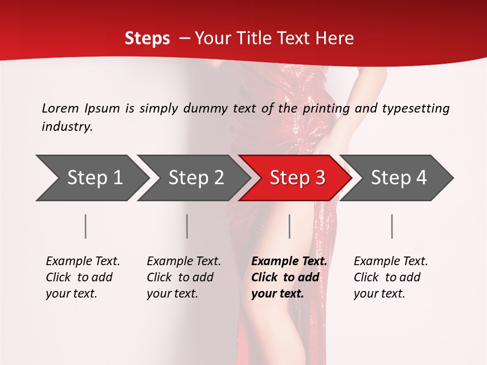 Funky Female Beautiful PowerPoint Template