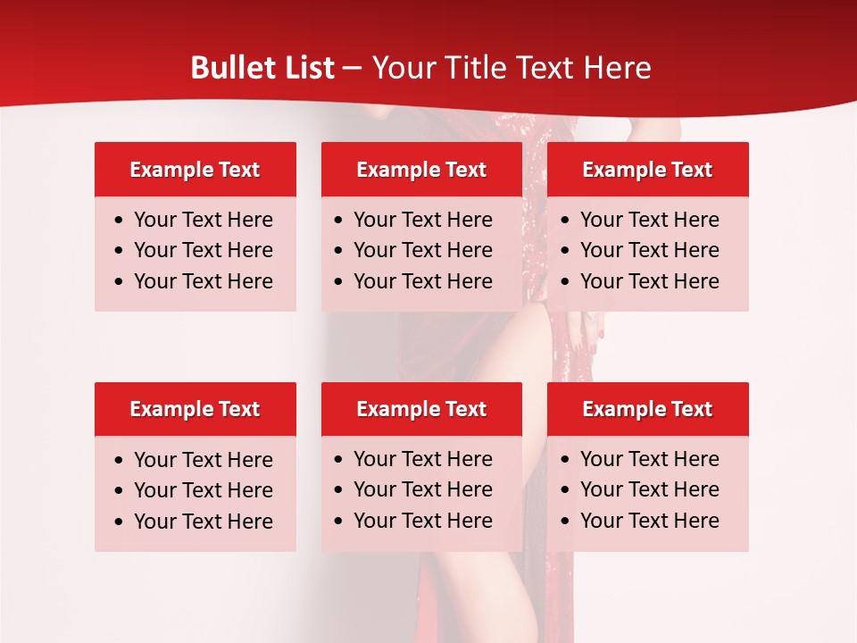 Funky Female Beautiful PowerPoint Template