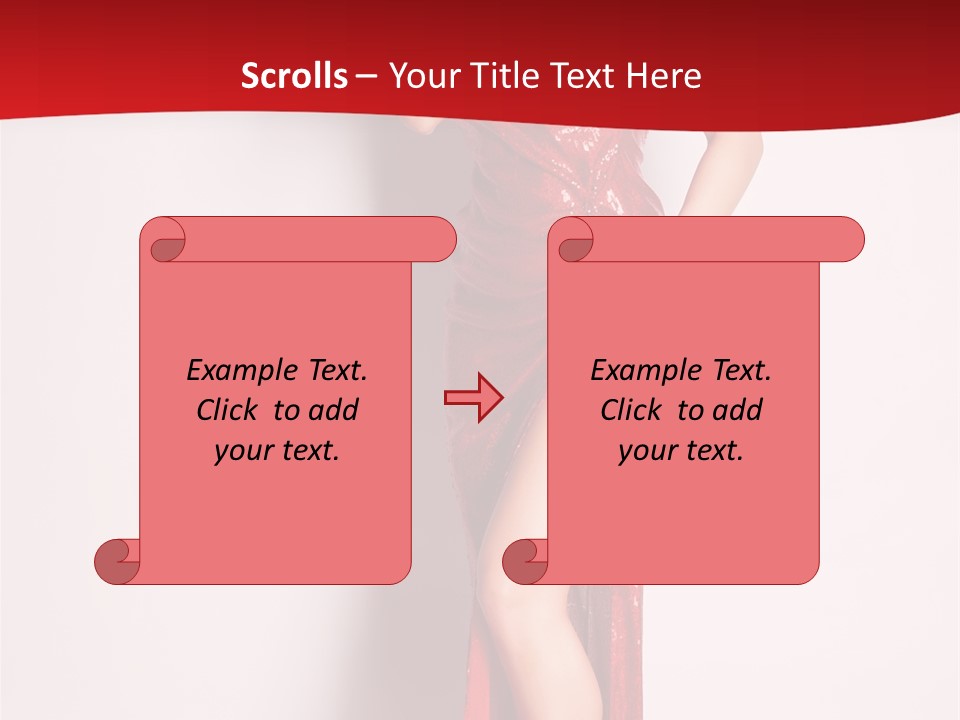 Funky Female Beautiful PowerPoint Template