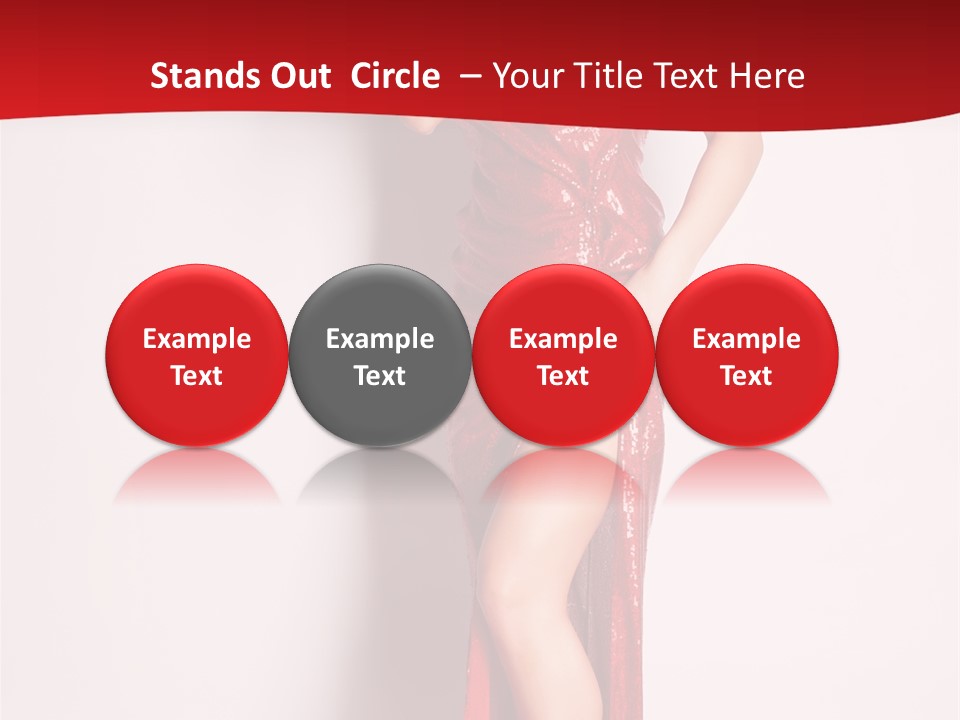 Funky Female Beautiful PowerPoint Template