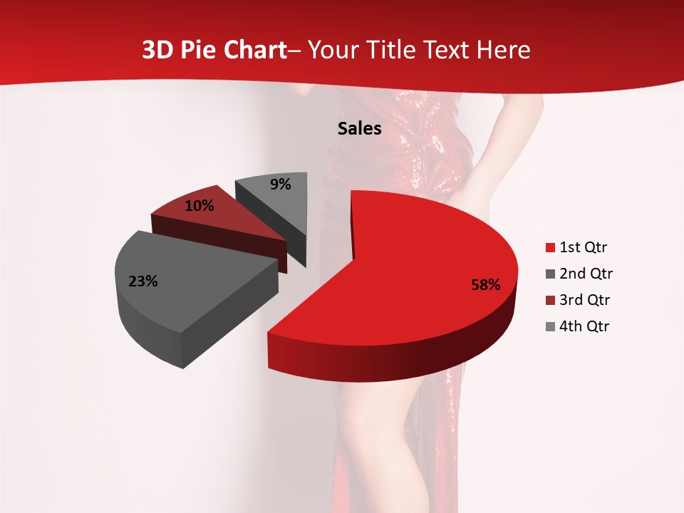 Funky Female Beautiful PowerPoint Template