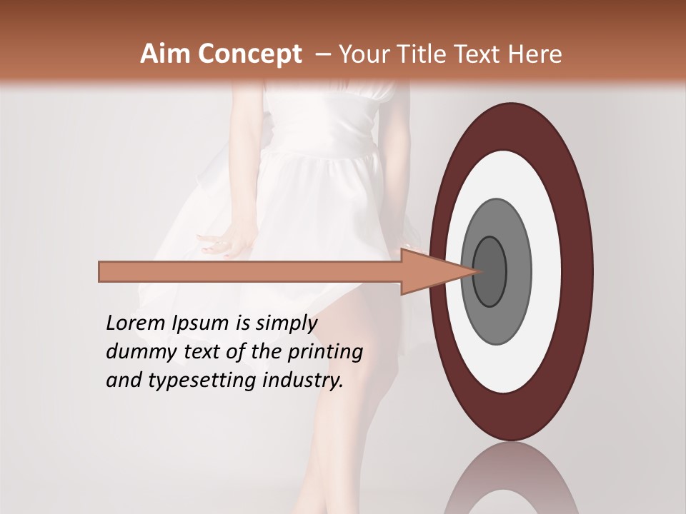 Marlyn Monroe Retro Portrait PowerPoint Template