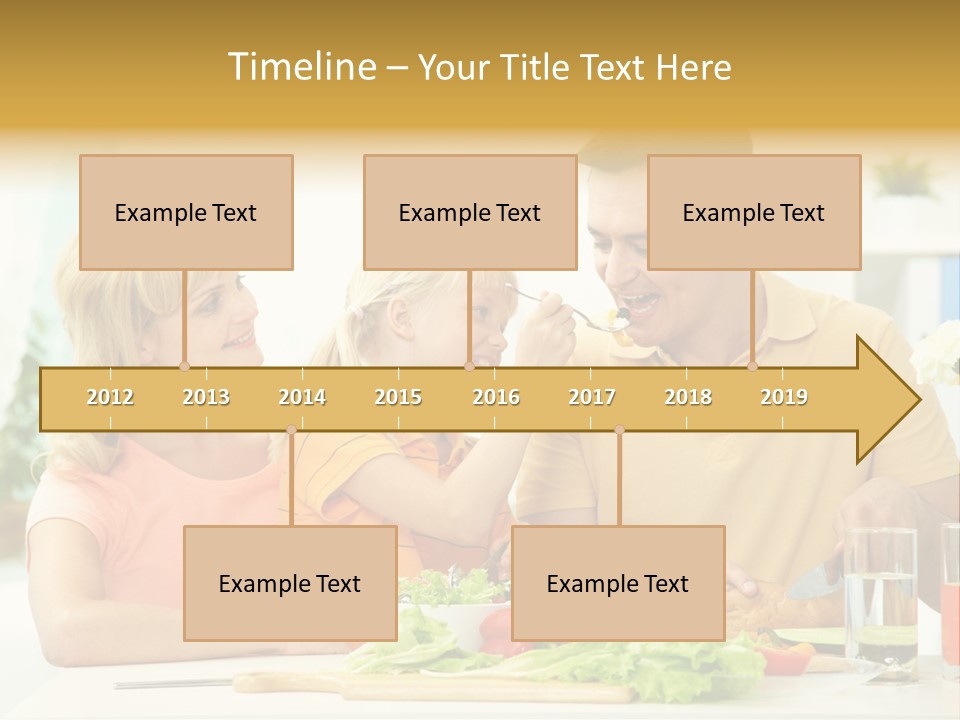 Giving Cutting Husband PowerPoint Template