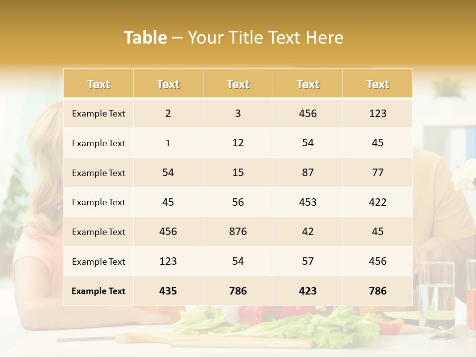 Giving Cutting Husband PowerPoint Template