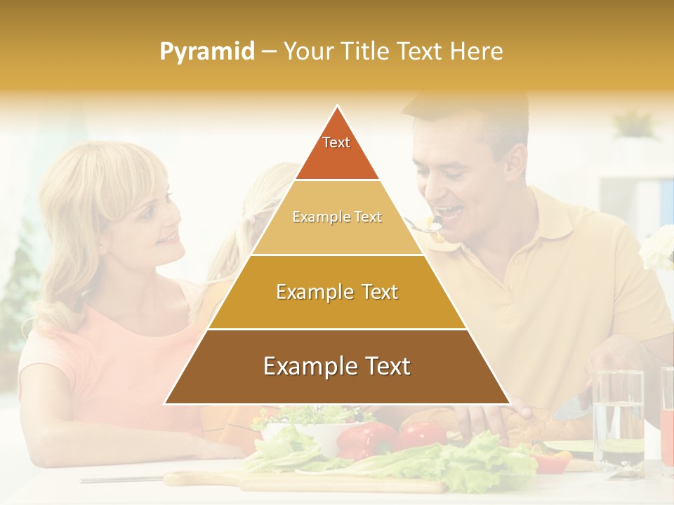 Giving Cutting Husband PowerPoint Template