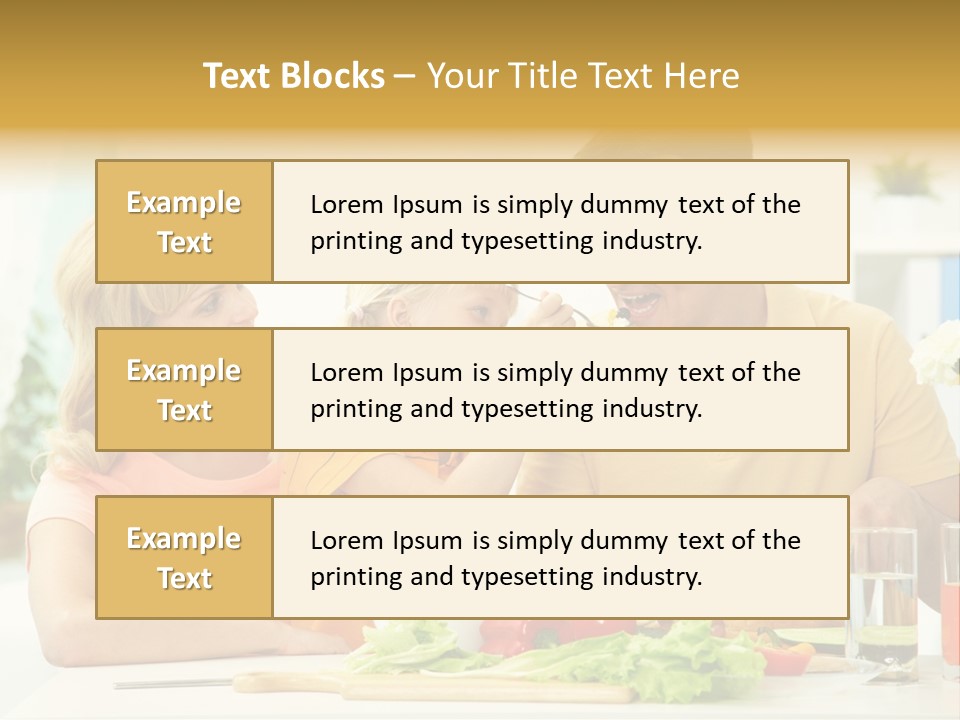 Giving Cutting Husband PowerPoint Template