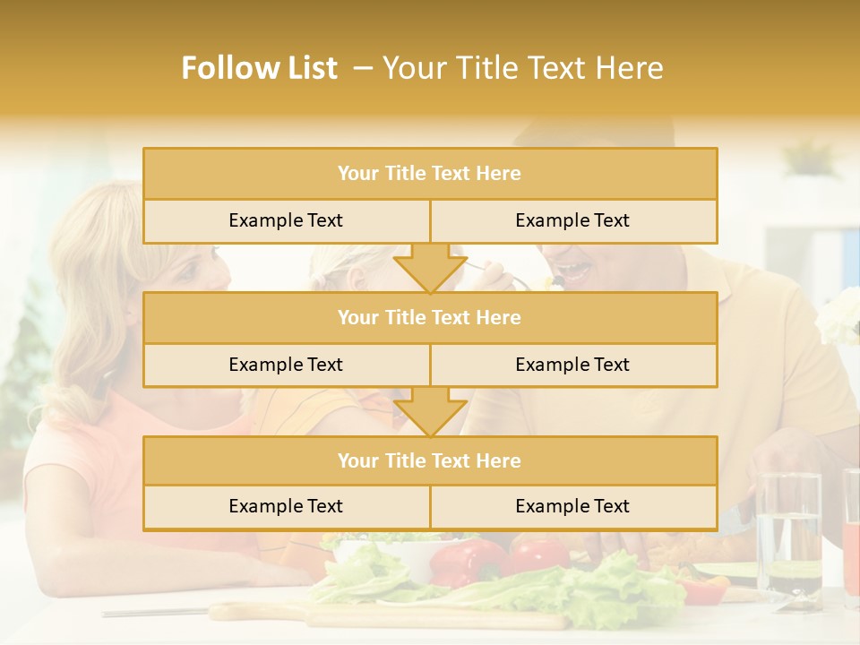 Giving Cutting Husband PowerPoint Template