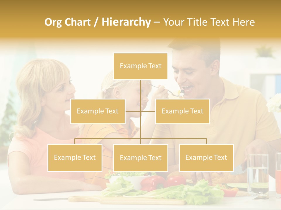 Giving Cutting Husband PowerPoint Template