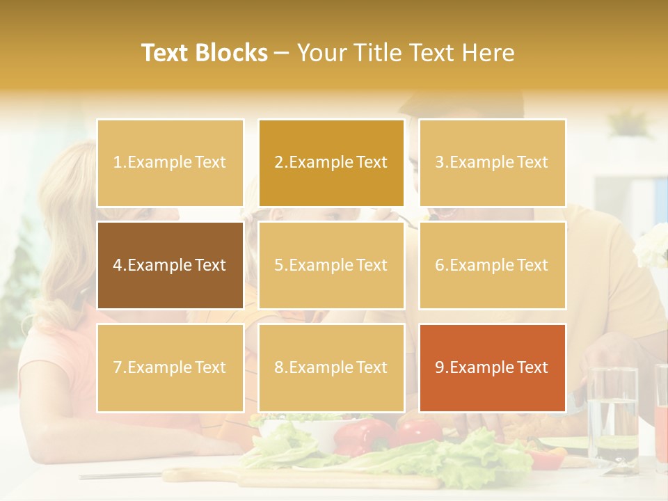 Giving Cutting Husband PowerPoint Template