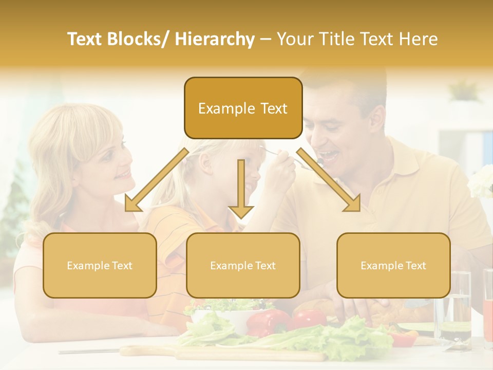 Giving Cutting Husband PowerPoint Template