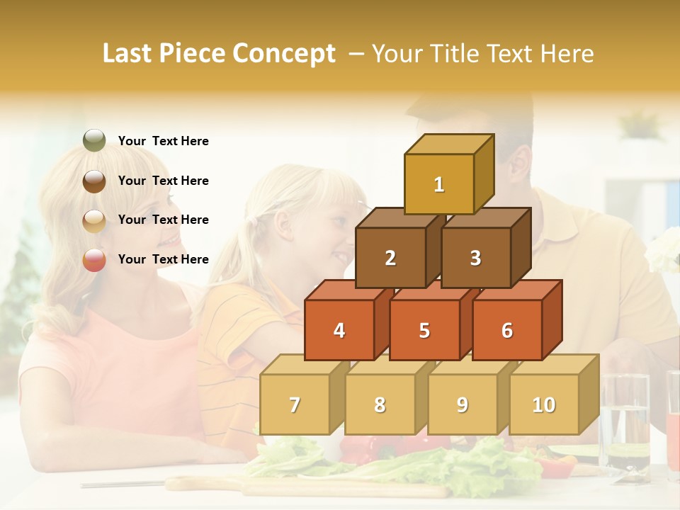 Giving Cutting Husband PowerPoint Template