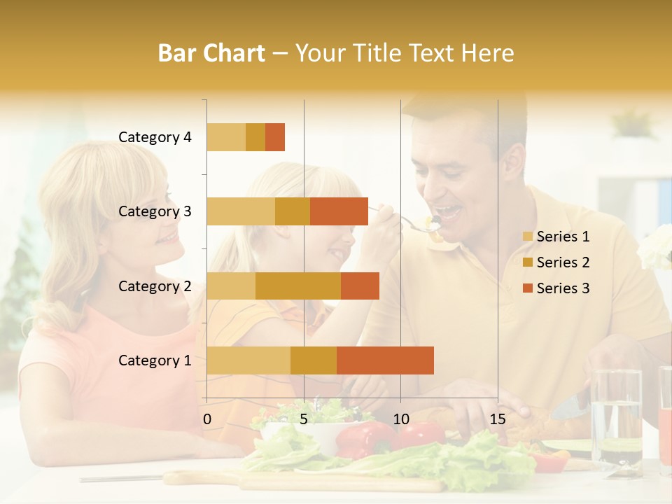 Giving Cutting Husband PowerPoint Template