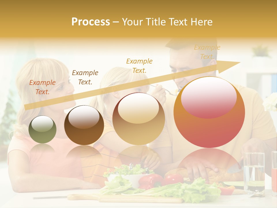 Giving Cutting Husband PowerPoint Template