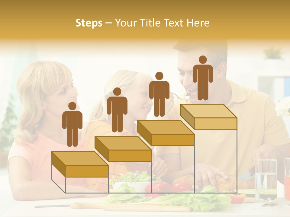 Giving Cutting Husband PowerPoint Template