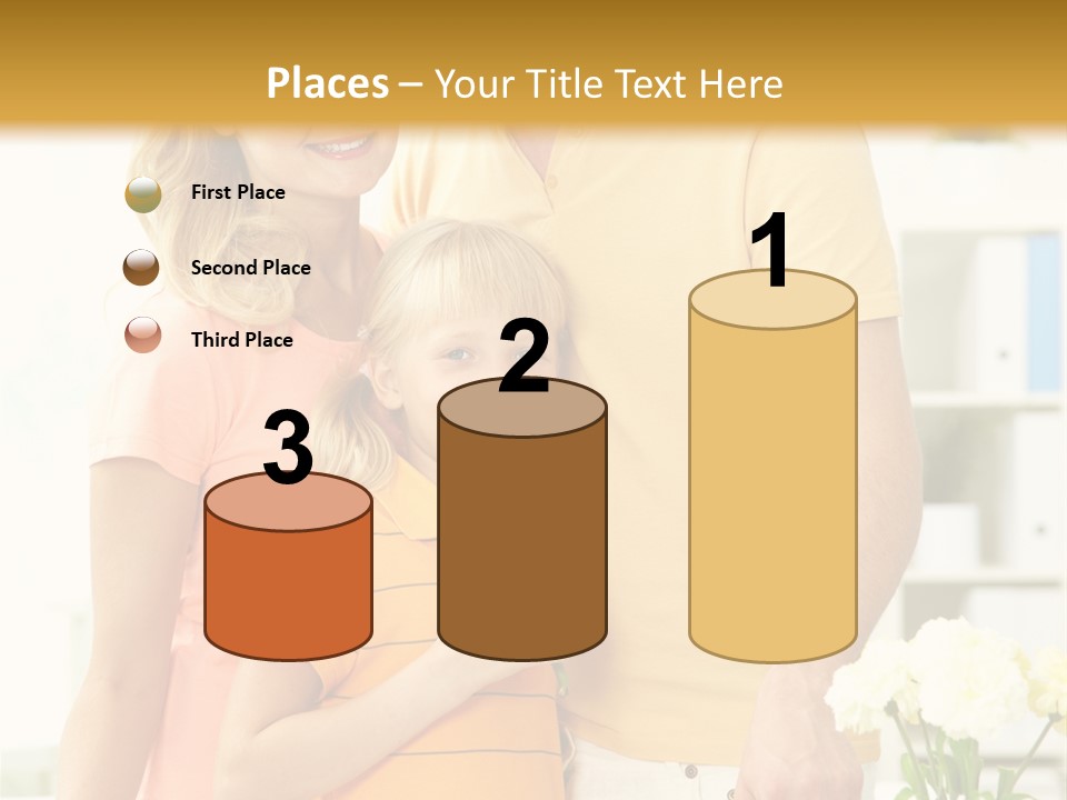 Child Father Group PowerPoint Template