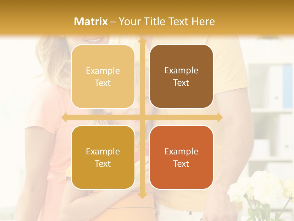 Child Father Group PowerPoint Template