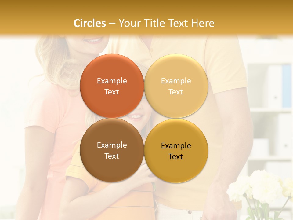 Child Father Group PowerPoint Template