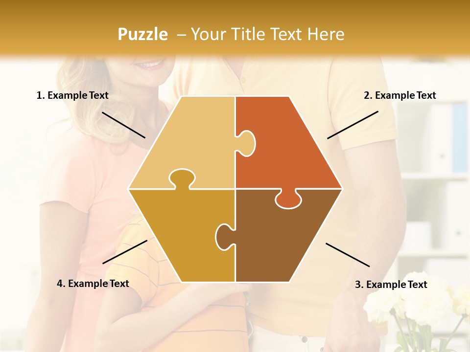 Child Father Group PowerPoint Template