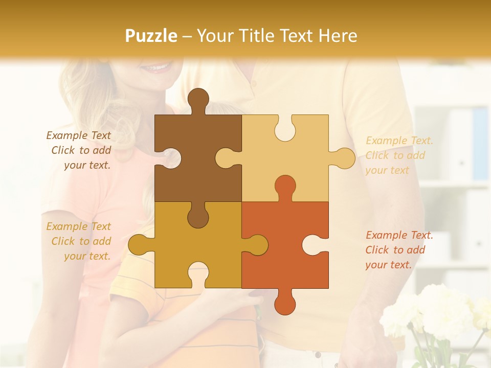 Child Father Group PowerPoint Template