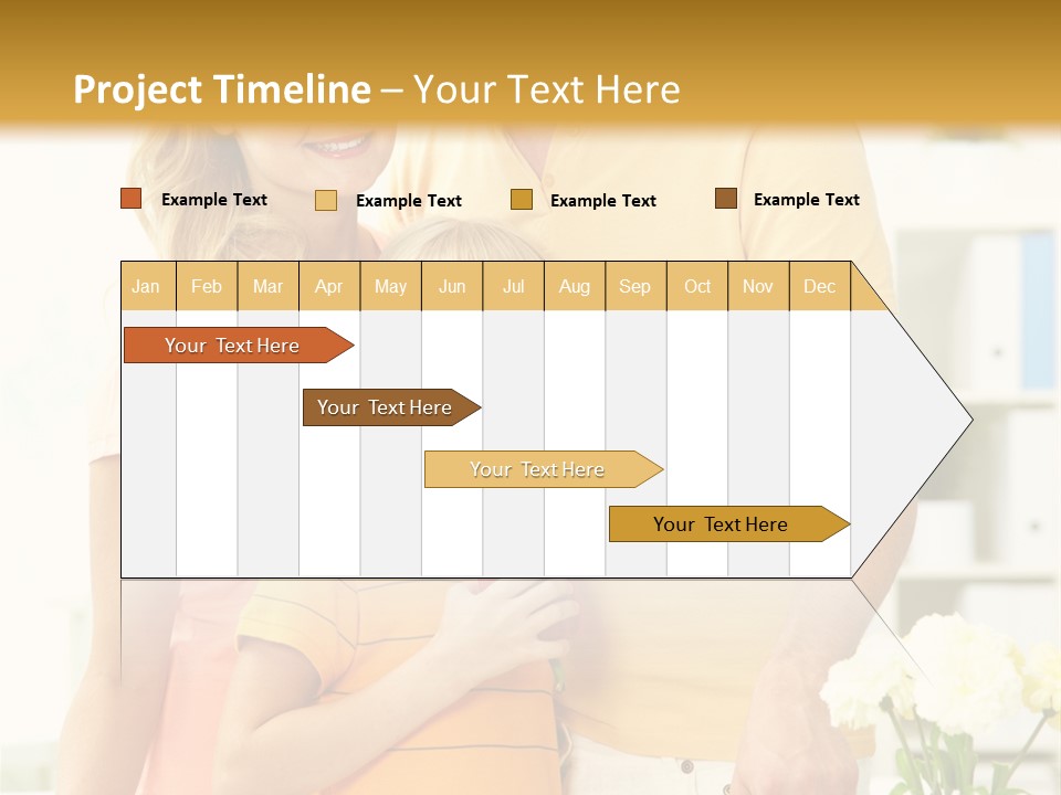 Child Father Group PowerPoint Template