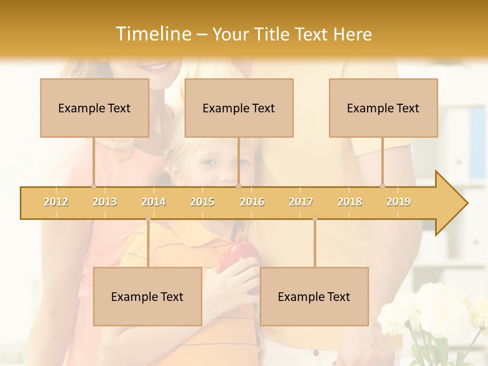 Child Father Group PowerPoint Template