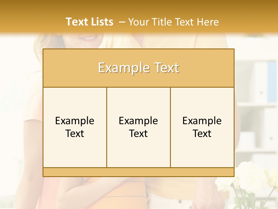 Child Father Group PowerPoint Template