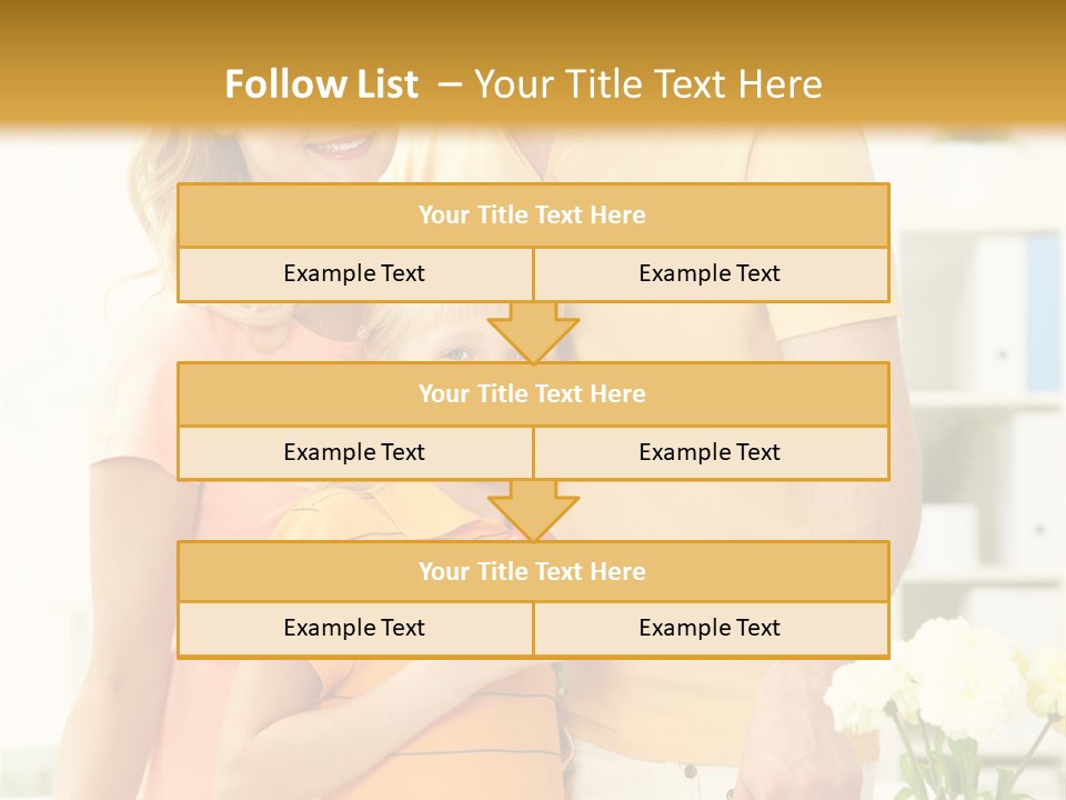Child Father Group PowerPoint Template