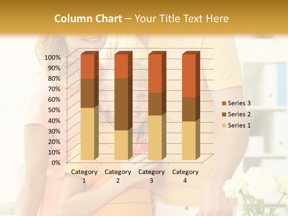 Child Father Group PowerPoint Template