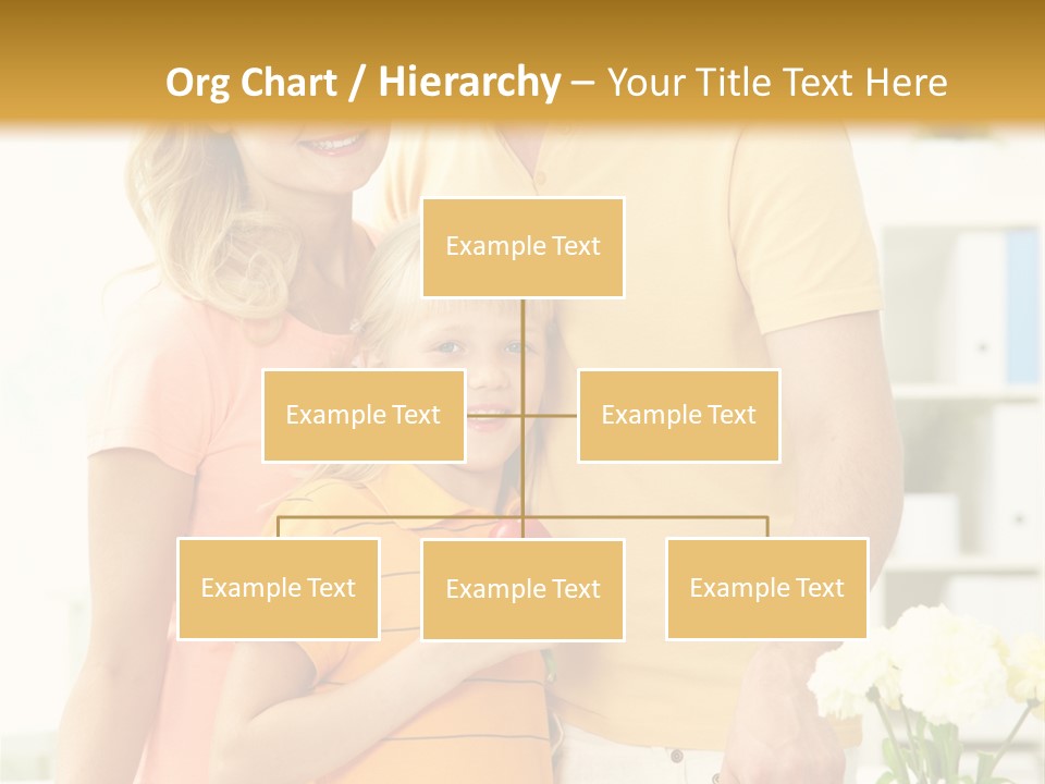 Child Father Group PowerPoint Template
