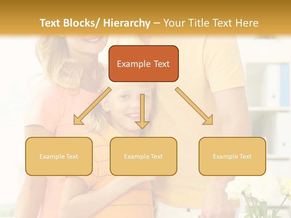 Child Father Group PowerPoint Template