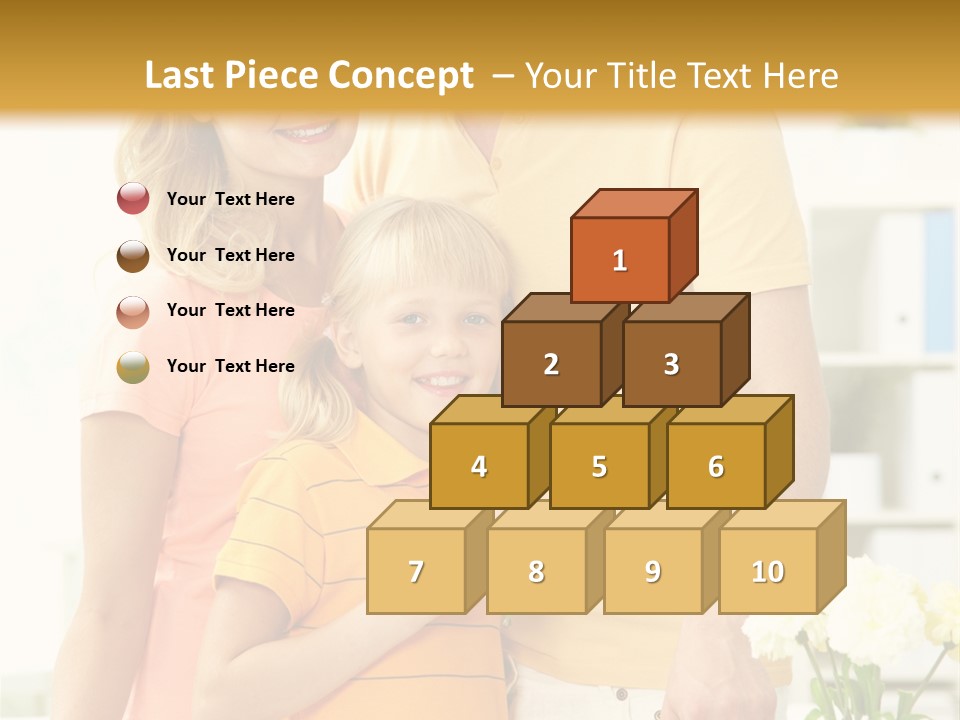 Child Father Group PowerPoint Template