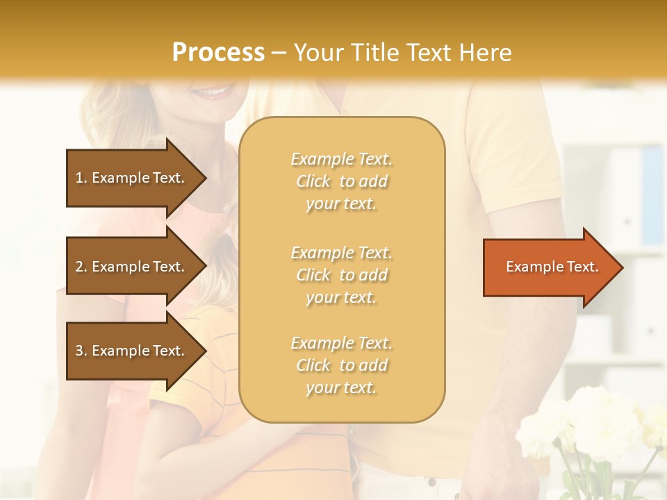Child Father Group PowerPoint Template