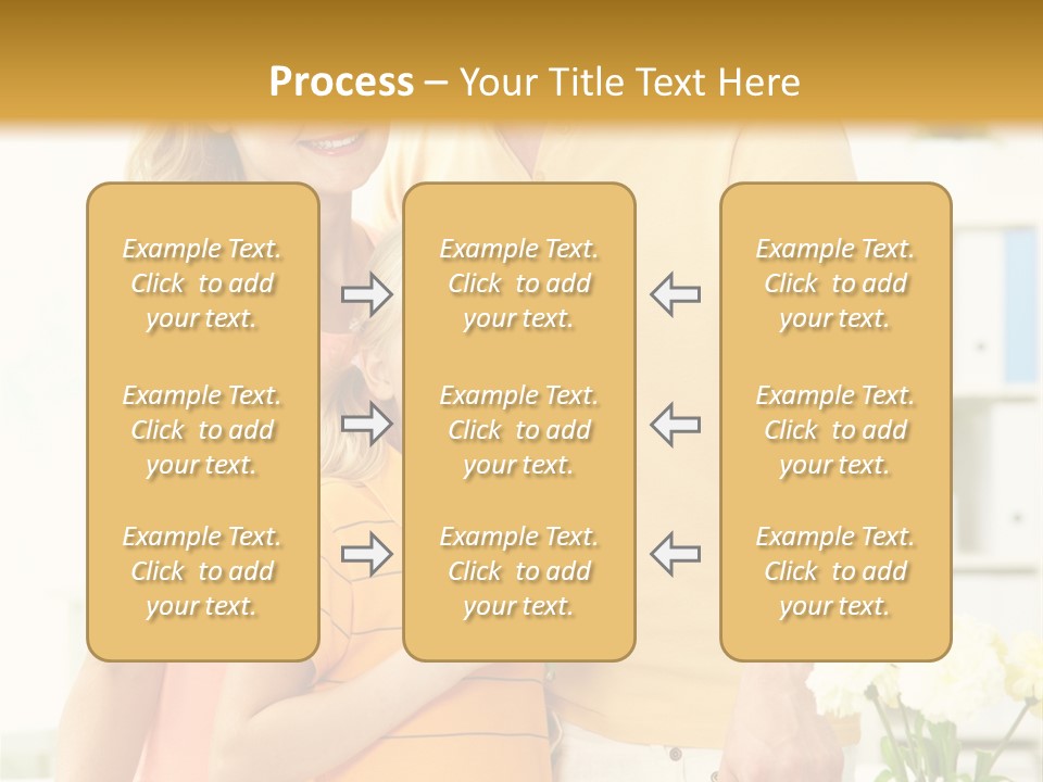 Child Father Group PowerPoint Template