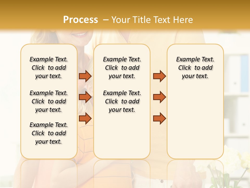 Child Father Group PowerPoint Template