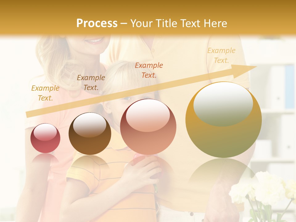 Child Father Group PowerPoint Template