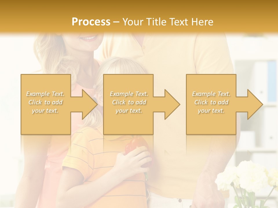 Child Father Group PowerPoint Template