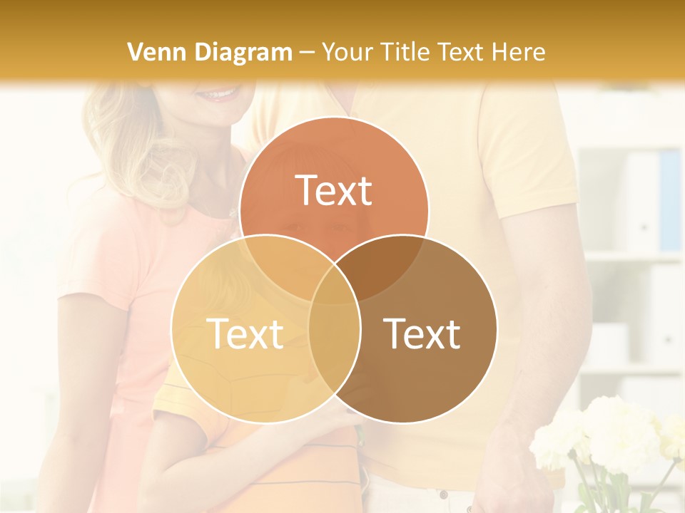 Child Father Group PowerPoint Template