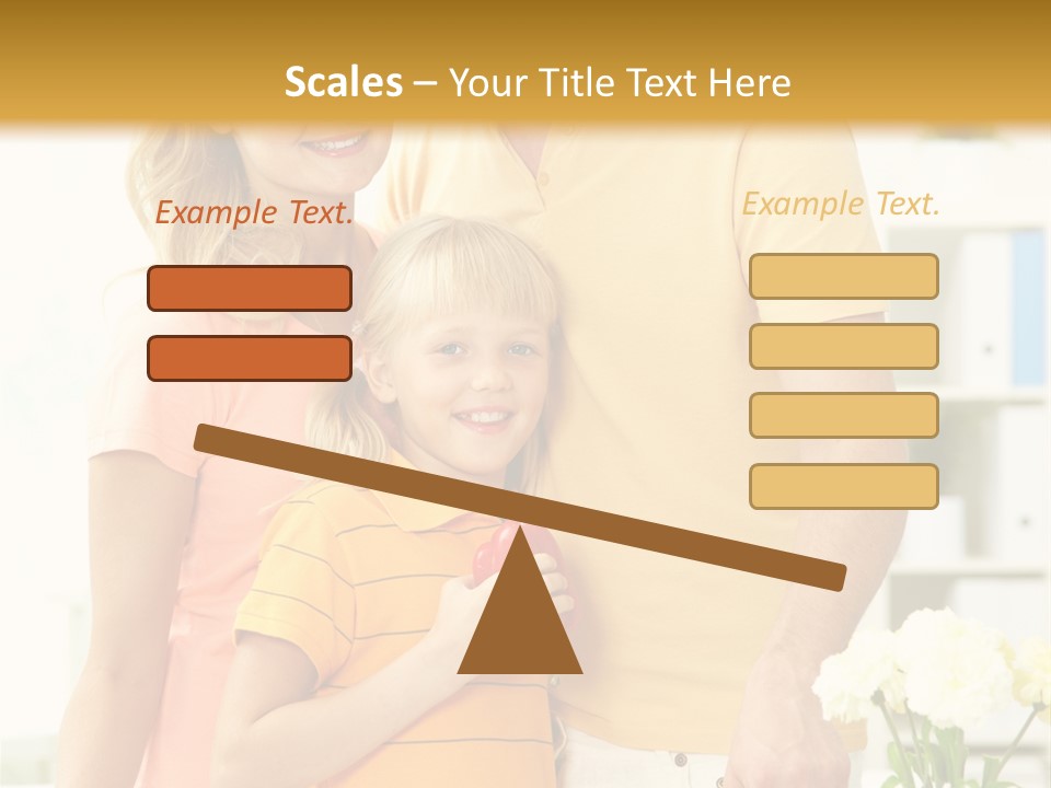 Child Father Group PowerPoint Template