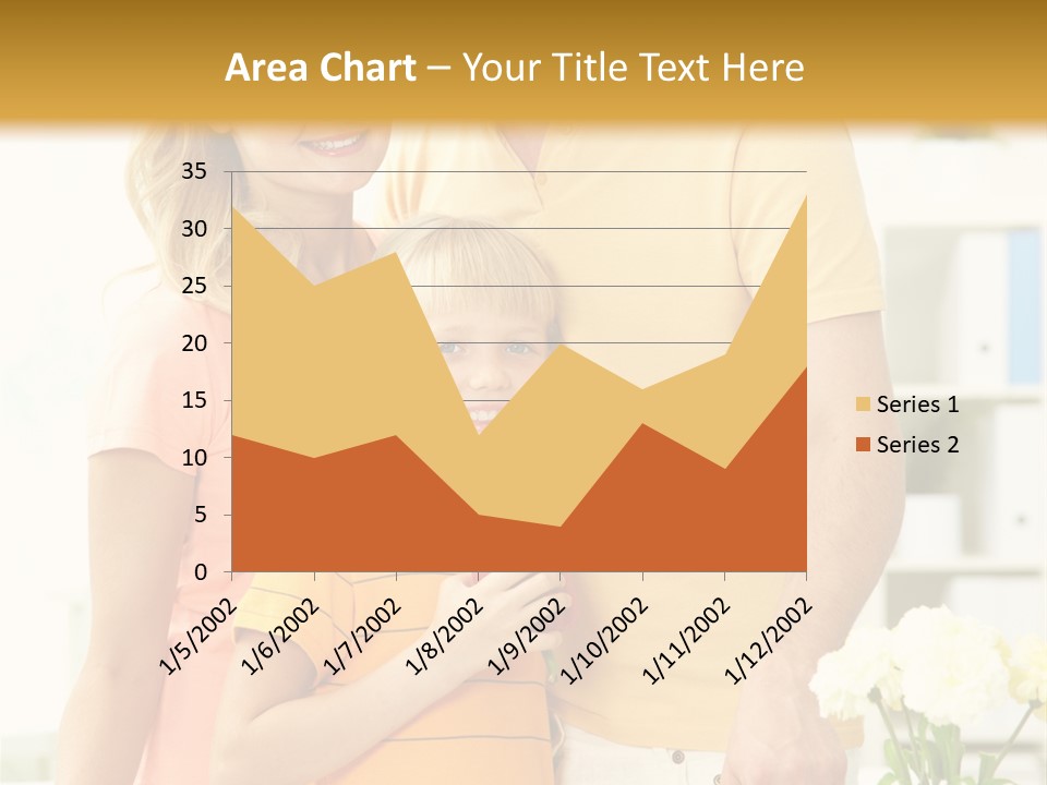 Child Father Group PowerPoint Template