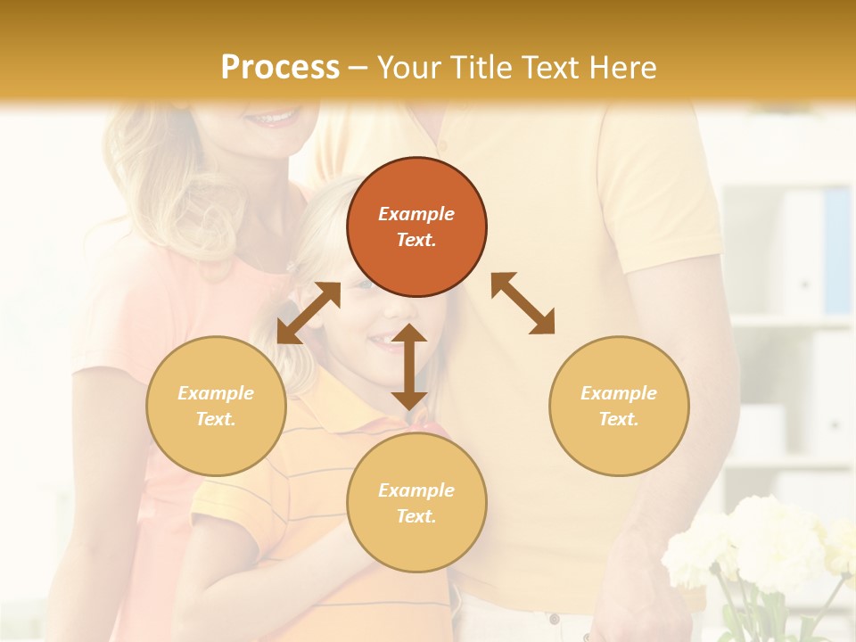 Child Father Group PowerPoint Template