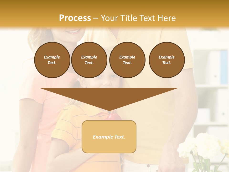 Child Father Group PowerPoint Template