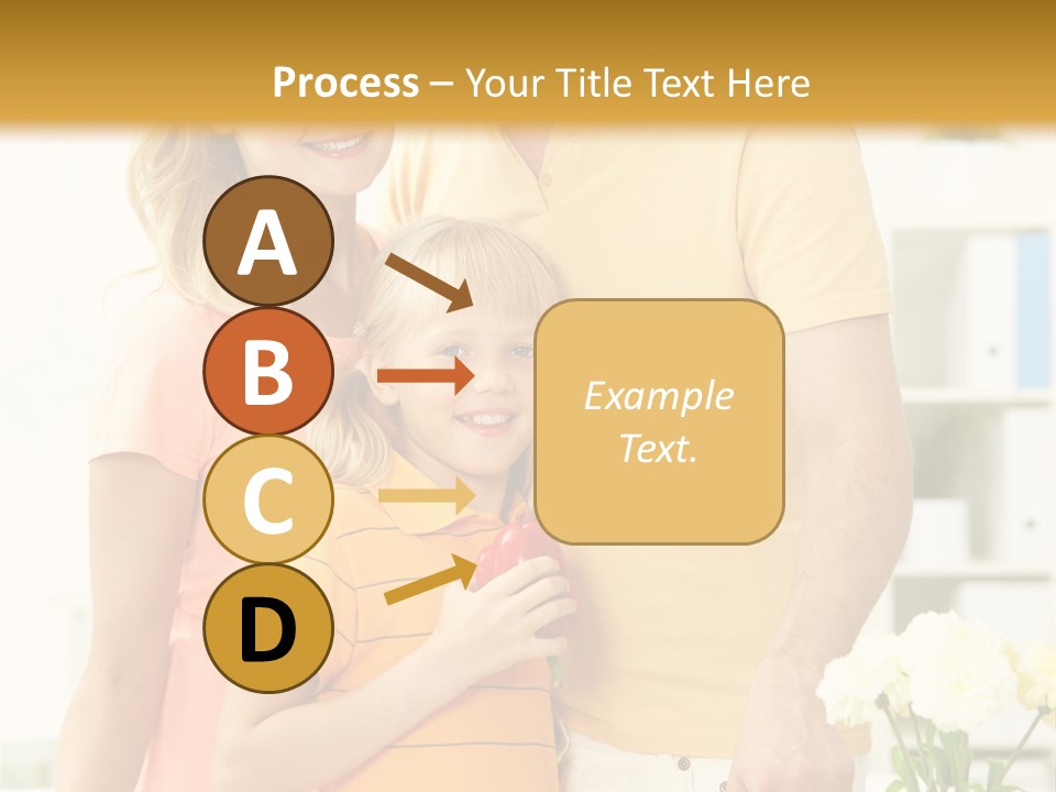 Child Father Group PowerPoint Template