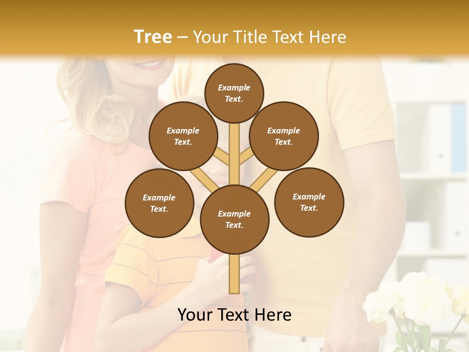 Child Father Group PowerPoint Template