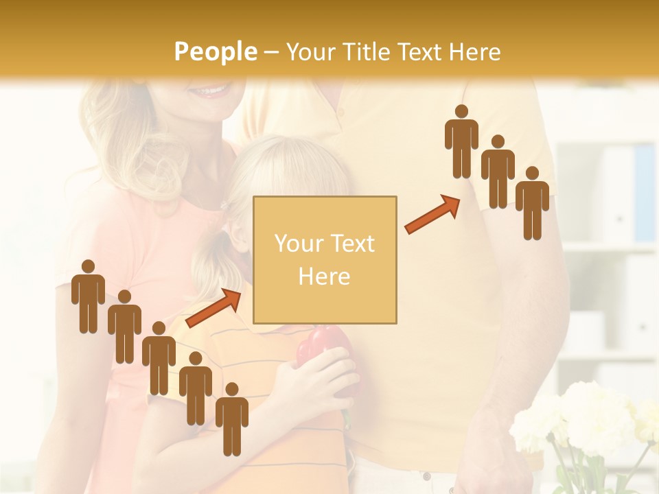 Child Father Group PowerPoint Template