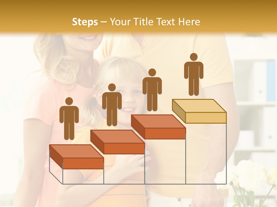 Child Father Group PowerPoint Template